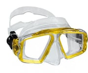 Mares Opera One Masque Adulte Unisexe Couleur : Transparent/Jaune Taille : Une Taille