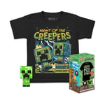 Funko Pocket POP! & Tee: Minecraft - Blue Creeper - Large - (L) - T- (US IMPORT)