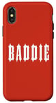 Coque pour iPhone X/XS Style rock 'n' Roll BADDIE