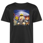 Tränings-T-shirt | Sport-T-shirt för Vuxen Roblox svart XX-Large