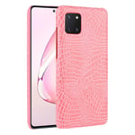 Samsung Croco kuoret - Galaxy Note 10 Lite Pinkki