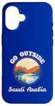 Coque pour iPhone 16 Arabie Saoudite Voyage Vacances Sortir