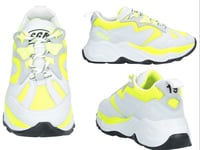 Msgm Attack College Trainers Z Running Sneakers Shoes Bnwt 36