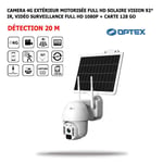 Camera 4G Extérieur Motorisée Solaire Vision 92° IR, Vidéo Surveillance Full HD