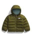 THE NORTH FACE Baby Reversible Perrito Hooded Jacket, Forest Olive, 24 Months