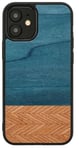 MAN&WOOD suojakuori Apple iPhone 12 mini - Cenim Black