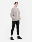 WOMENS NIKE FLEECE FULL ZIP SHERPA PLUSH JACKET TOP SIZE M (CJ6284 218)