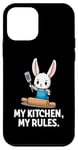 Coque pour iPhone 12 mini Rabbit Chef My Kitchen My Rules Cooking Lovers