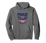 Proud - Made in-USA Eagle - America Fan & USA Veteran Pullover Hoodie