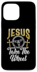 iPhone 13 Pro Max Jesus take the Wheel Hot Rod Case