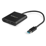 0065030868952 StarTech.com USB 3.0 to Dual HDMI Adapter - 1x 4K 30Hz & 1x 10