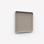 Frame Wall, glasskrivtavla, 100x100 cm, Cozy, grå ram