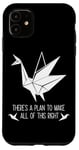 iPhone 11 Break Me Out of This Prison Origami cute marriage couple Case