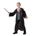 Rubie's Official Harry Potter Gryffindor Deluxe Robe with Wand & Glasses, Childs