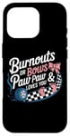 Coque pour iPhone 16 Pro Burnouts or Bows Paw Loves You Baby Shower Révélation du sexe