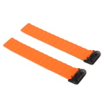 Magnetic Watch Band Release Watch Strap Fit For Charge 5 Gray And Orange