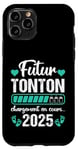 Coque pour iPhone 11 Pro Futur Tonton 2025 Humour Annonce Naissance Grossesse Cadeau