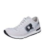 Chaussures Homme RUCO LINE 44 EU Sneakers Blanc Daim Tissu BH399-44