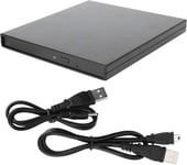 Bicaquu Disque Dur Externe boîte de Lecteur Optique Ordinateur Kit de Stockage pour Ordinateur Portable Compact 9.5mm VCD DVD CD Lecteur Externe pour Ordinateur Portable(Q974)