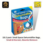 Small Dehumidifier Bags, 1 Solution To Stop Damp, Mould, Mildew & Condensation