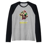 Merry Christmas Bruh Elf Gnome Sigma Male Skibidi Rizzmas Raglan Baseball Tee