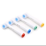 Electric Toothbrush Heads Compatible With Oral B Braun Replacement Pack of 4