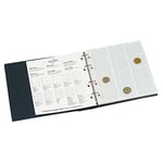 Leuchtturm 337964 Album numismatique NUMIS - 5 Pochettes pour pièces de différentes Tailles de 44, 34, 25, 17 mm de diamètre - Bleu