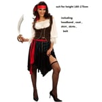 Pirate Pirates of the Caribbean Cosplay Captain Jack Sparrow Costume Men Women