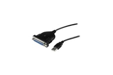 StarTech.com 6 ft / 2m USB to DB25 Parallel Printer Adapter Cable - 2 Meter USB to IEEE-1284 Printer Cable - USB A to DB25 M/F (ICUSB1284D25) - parallel adapter - USB 2.0 - IEEE 1284
