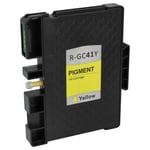 Ink Cartridge Yellow 30ml Replacement for Ricoh GC-41Y