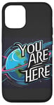 Coque pour iPhone 12/12 Pro Galaxy Science Geek Gifts T-shirt You are here Deep Space