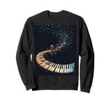 Piano Keyboard Music Sweatshirt