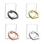 Support de bague transparent pour téléphone portable,support de rotation résistant à 360 °,poignée transparente,compatible avec iMorning ou étui de téléphone - Type 4 color 5