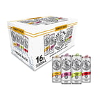 WHITE CLAW® | Variety Pack | Alcoholic Sparkling Water with a hint of natural flavours | Light and Refreshing Taste | 4.5% ABV | 95 kcal | UK’s #1 Hard Seltzer | 16 x 330ml can pack