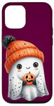 Coque pour iPhone 12/12 Pro Ghost Halloween Spooky Boo Automne Halloween Fantôme mignon