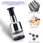 Manual Hand Press Garlic Vegetable Food Processor Fruit Cutter Onion Chopper