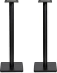 Fluance Floor Speaker Stands for Surround Sound and Bookshelf Speakers with Base