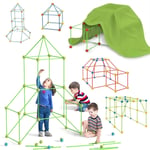 DIY Fort Building Blocks Kit Play Tents House - Perfet