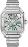 Cartier WHSA0028 Santos De Cartier Luurankokello/Teräs