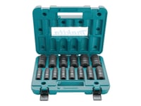 Makita - Impact Socket Set - 14 Deler - 1/2" - Firkantet - For Makita Dtw701