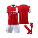 Arsenal hemmatröja 2022-2023 fotbollströja 3-delat kit för barn, vuxna 18(100-110CM)