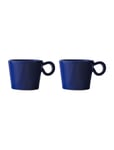 Daria Cup 28 Cl St Ware 2-Pack Home Tableware Cups & Mugs Coffee Cups Blue PotteryJo