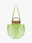 Longchamp Le Pliage Filet Top Handle Net Bag