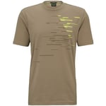 BOSS Mens Tee 7 Regular Fit T-Shirt Light/Pastel Green S