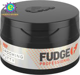 Fudge Professional Grooming Putty, Blow Dry Hair Styling Paste, Texturizing Fini