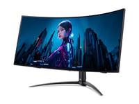 Acer Predator X39 Bmiiphuzx - X Series - Oled-Skjerm - Gaming - Kurvet - 39" - 3440 X 1440 Uwqhd @ 240 Hz - 1300 Cd/M² - 1500000:1 - Displayhdr 400 True Black - 0.01 Ms - 2Xhdmi, Displayport, Usb-C - Høyttalere - Svart