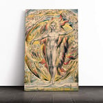 Big Box Art Canvas Print Wall Art William Blake Sun at his Eastern Gate | Mounted & Stretched Box Frame Picture | Home Decor for Kitchen, Living Room, Bedroom, Hallway, Multi-Colour, 20x14 Inch