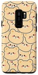 Galaxy S9+ Smiling Bear Heads Design Case