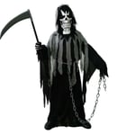 Halloween Grim-Reaper Cosplay Kostym för Pojkar Temafest Rollspel Kostym Rekvisita EE371 L