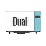 CATA MM 5120DG Blue Micro-ondes Blanc et Bleu Modèle indépendant 700 W avec 5 niveaux de puissance et Grill de 800 W Minuteur jusqu'à 30 minutes Micro-ondes 20 L